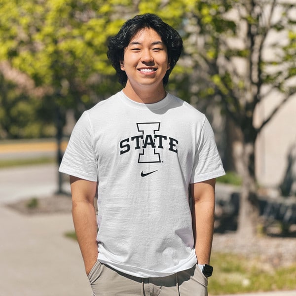 Nike Black I-State White Short Sleeve T-Shirt